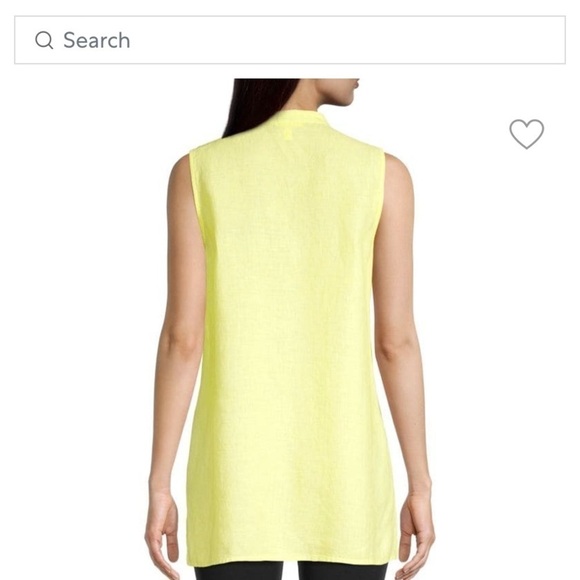EILEEN FISHER
Sleeveless Cotton Tunic - Picture 6 of 7
